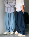 Wide jeans pants