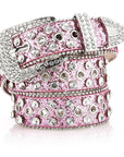 Pink diamond belt