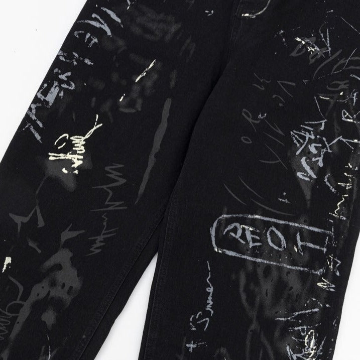 Y2K print pants