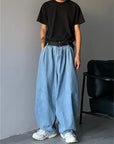 Wide jeans pants