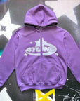 Purple full zip hoodie