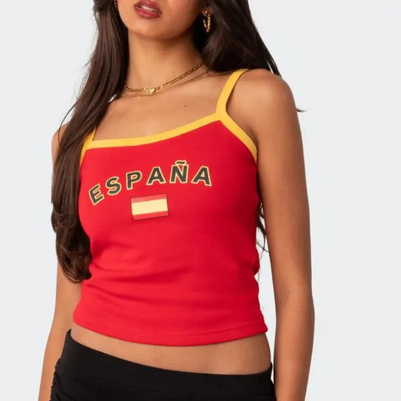 Spain Crop Top