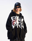 Black Skeleton Hoodie