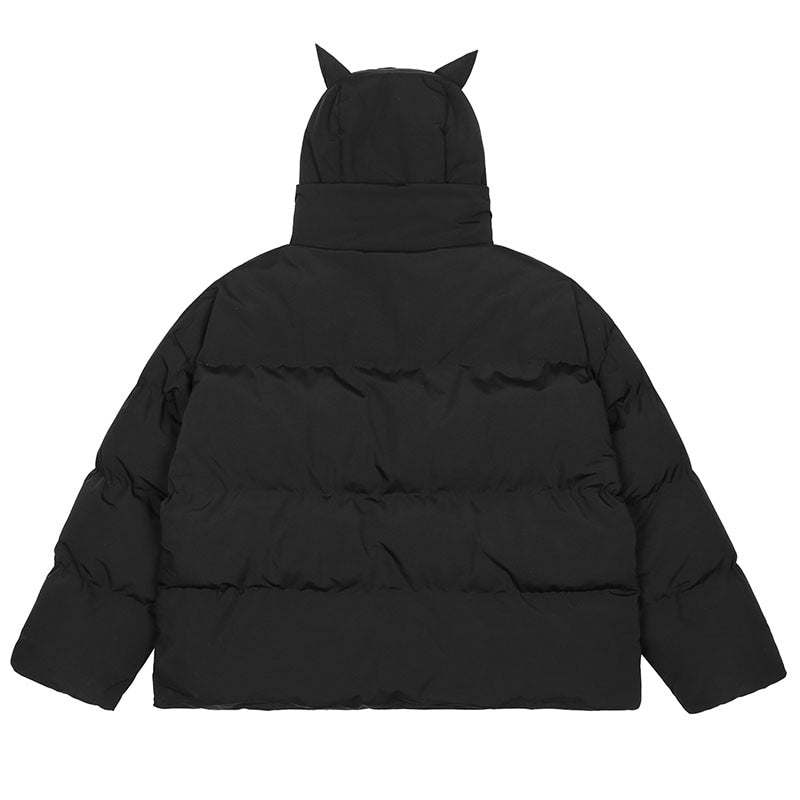 Down Jacket with Horn