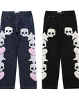 Skull head jeans