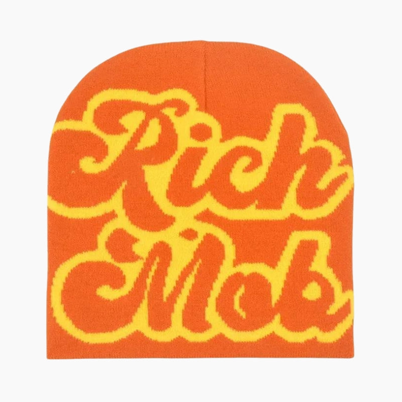 Y2K &#39;Rich Mob&#39; orange bonnet