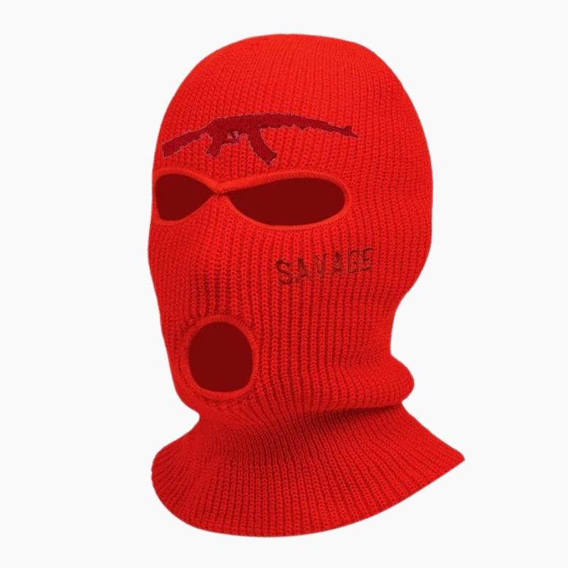 Y2K &#39;Savage&#39; Edition Red Balaclava