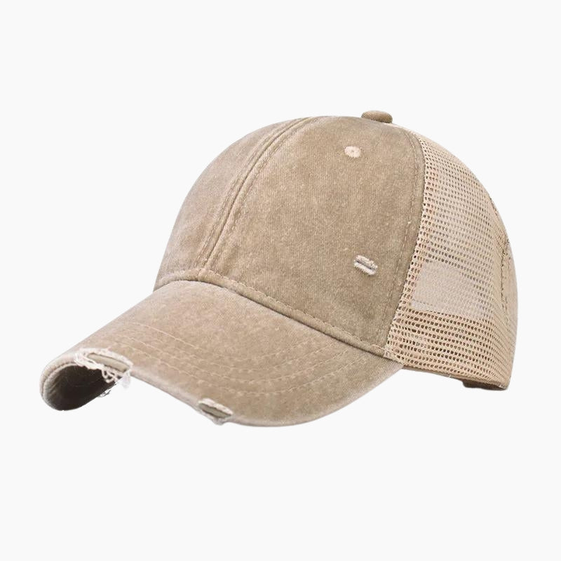 Y2K &#39;Denim&#39; Beige Cap