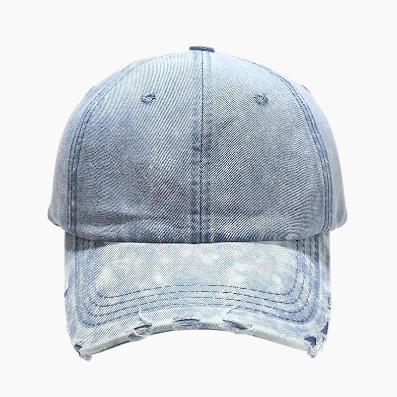 Y2K &#39;Denim&#39; Light Blue Cap