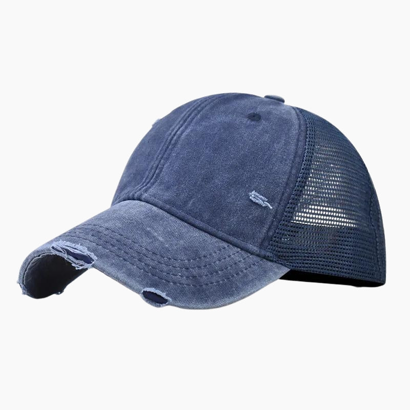 Y2K &#39;Denim&#39; navy blue cap