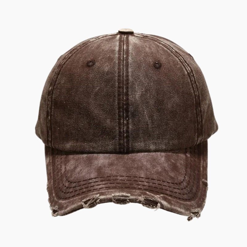 Y2K &#39;Denim&#39; Brown Cap