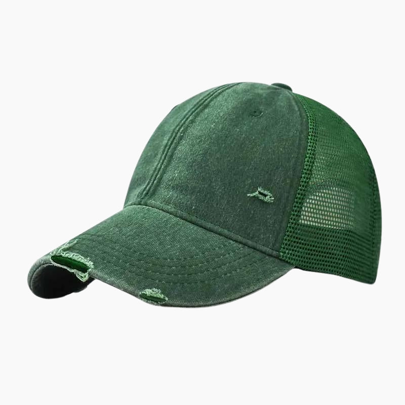 Y2K &#39;Denim&#39; Green Cap