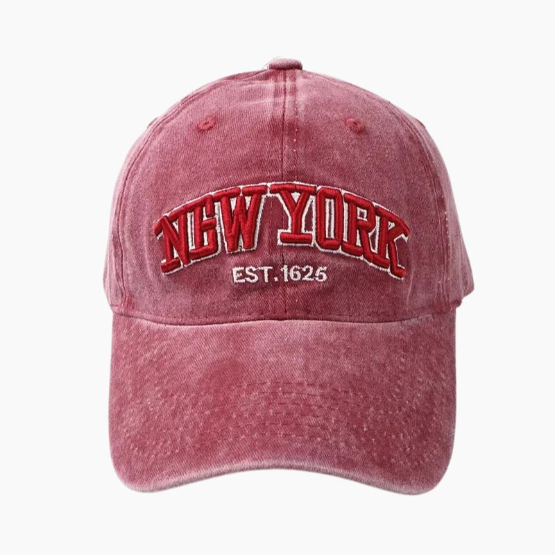 Y2K &#39;New York&#39; Red Cap