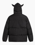 Y2K 'Black Skull' Puffer Jacket