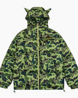 Y2K 'Green Camo' Down Jacket