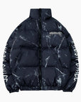 Y2K Black 'Cosmic Bear' Puffer Jacket