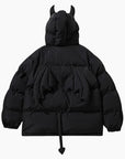 Y2K Puffer Jacket 'Devil Black'