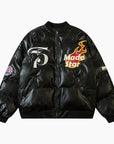 Y2K Puffer Jacket 'Made Star'