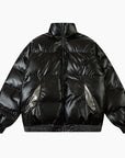 Y2K Down Jacket 'Shiny Black'