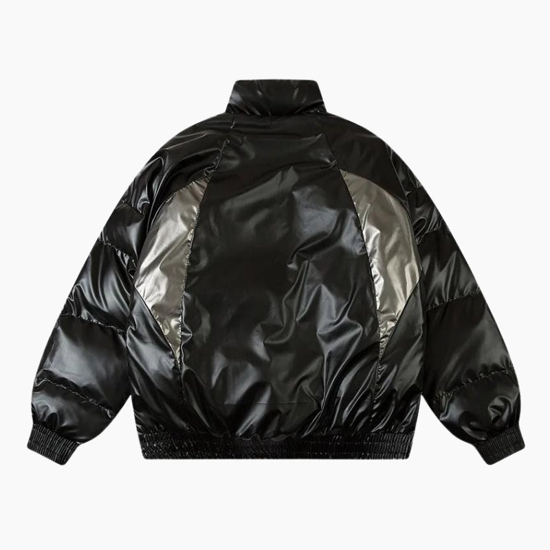 Y2K Down Jacket &#39;Shiny Black&#39;