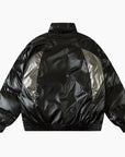 Y2K Down Jacket 'Shiny Black'