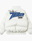 Y2K 'Thunder' White Puffer Jacket