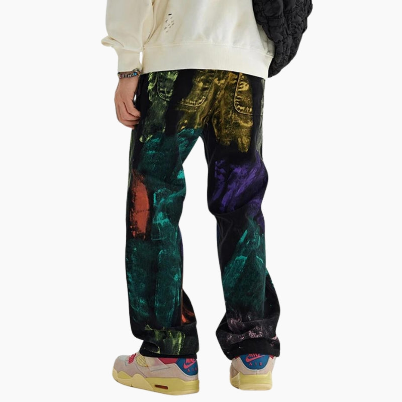 Y2K Edition Jeans &#39;Abstract Splash&#39;