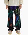 Y2K Edition Jeans 'Abstract Splash'