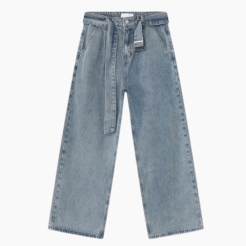 Y2K Edition Jeans &#39;Belted Light Blue&#39;