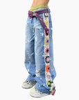 Y2K Edition 'Blue Crochet' Jeans