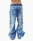 Y2K Edition 'Blue Crochet' Jeans