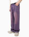 Y2K Edition Jeans 'Distressed Purple'