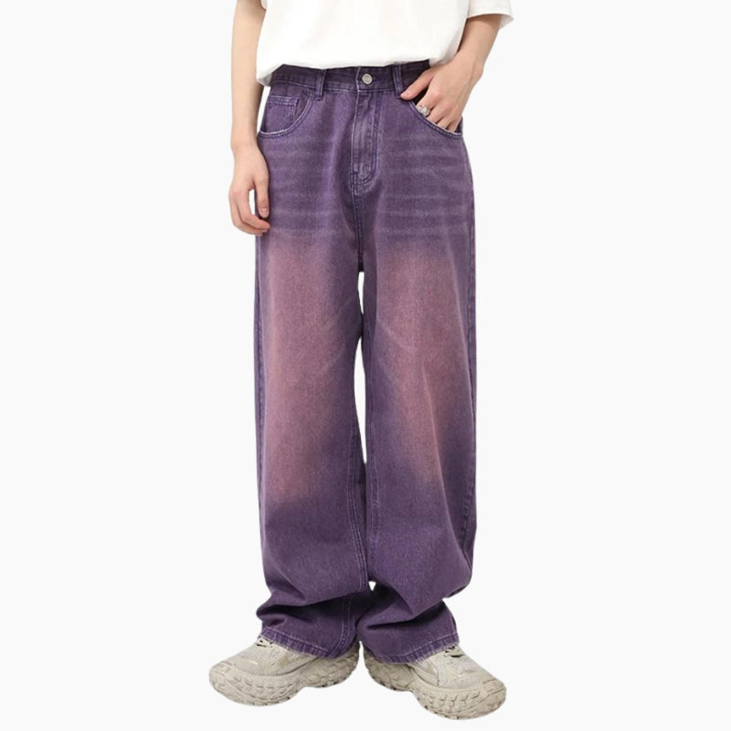 Y2K Edition Jeans &#39;Distressed Purple&#39;