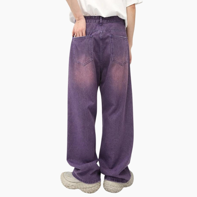 Y2K Edition Jeans &#39;Distressed Purple&#39;