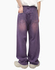 Y2K Edition Jeans 'Distressed Purple'