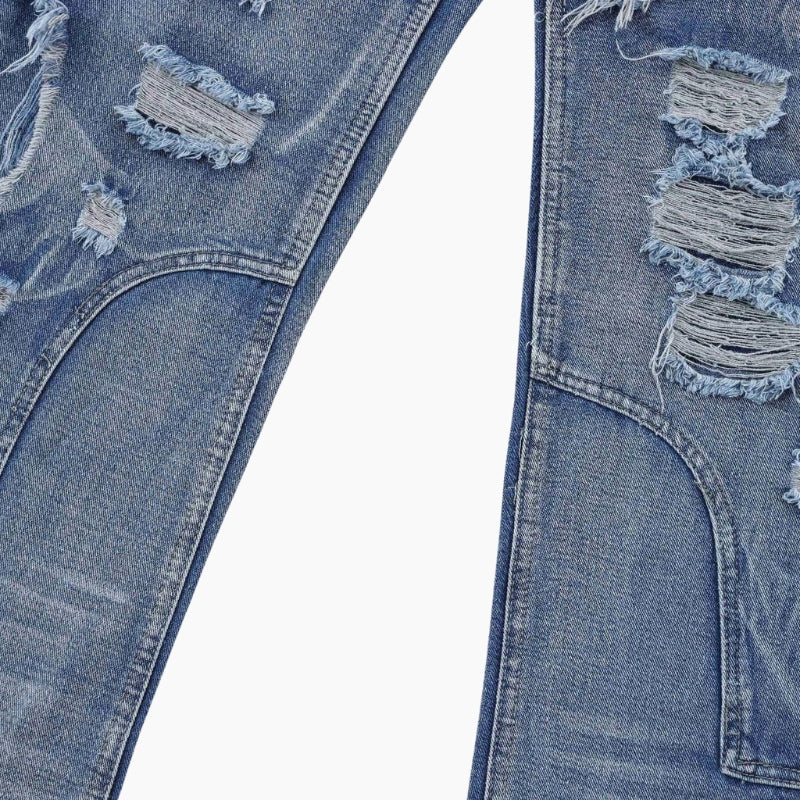 Y2K Edition &#39;Ripped Denim&#39; Jeans