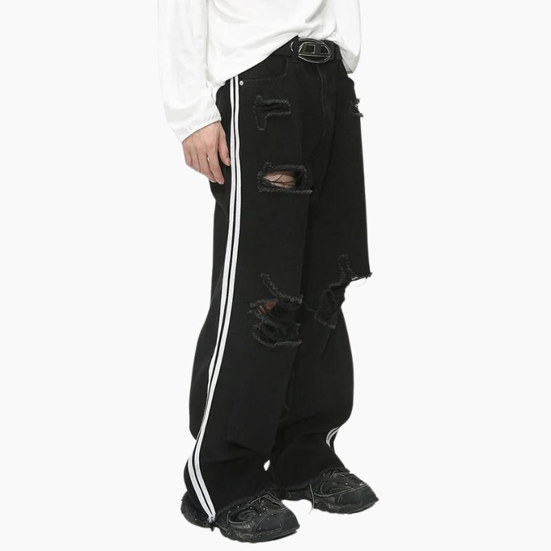 Y2K Edition Jeans &#39;Black Stripe&#39;