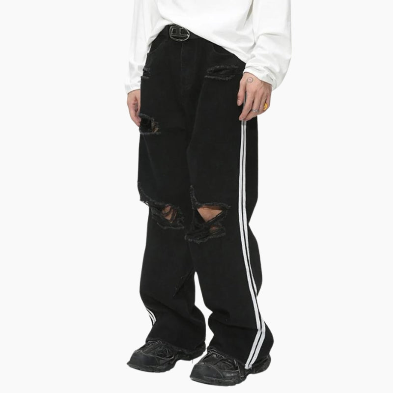 Y2K Edition Jeans &#39;Black Stripe&#39;