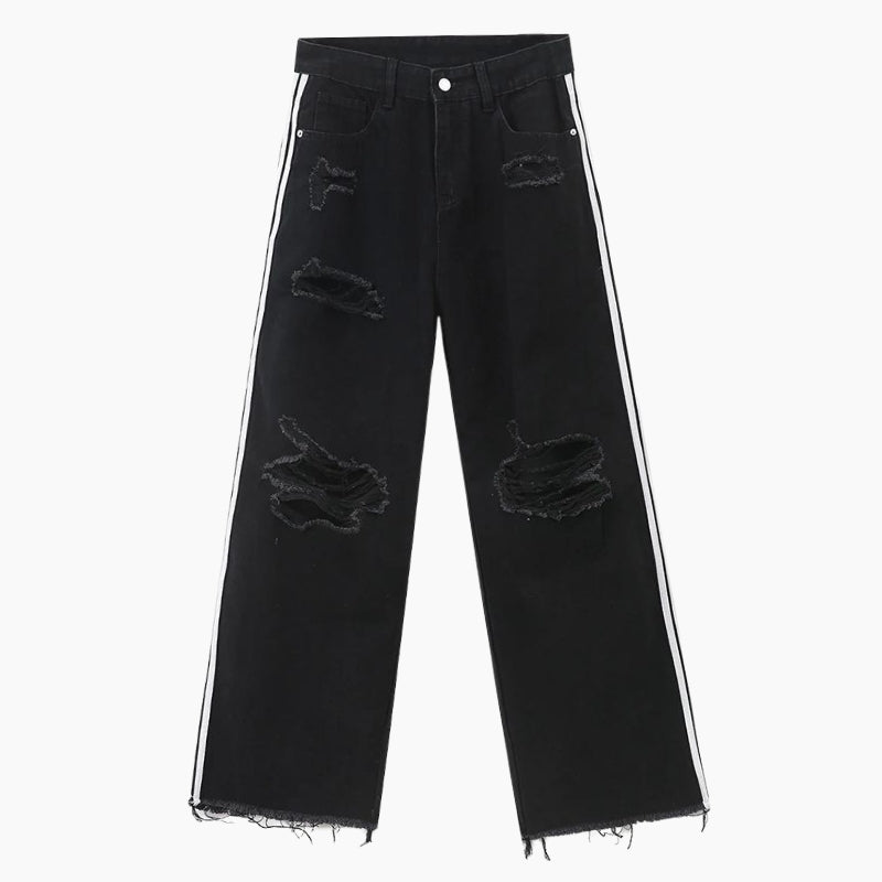 Y2K Edition Jeans &#39;Black Stripe&#39;