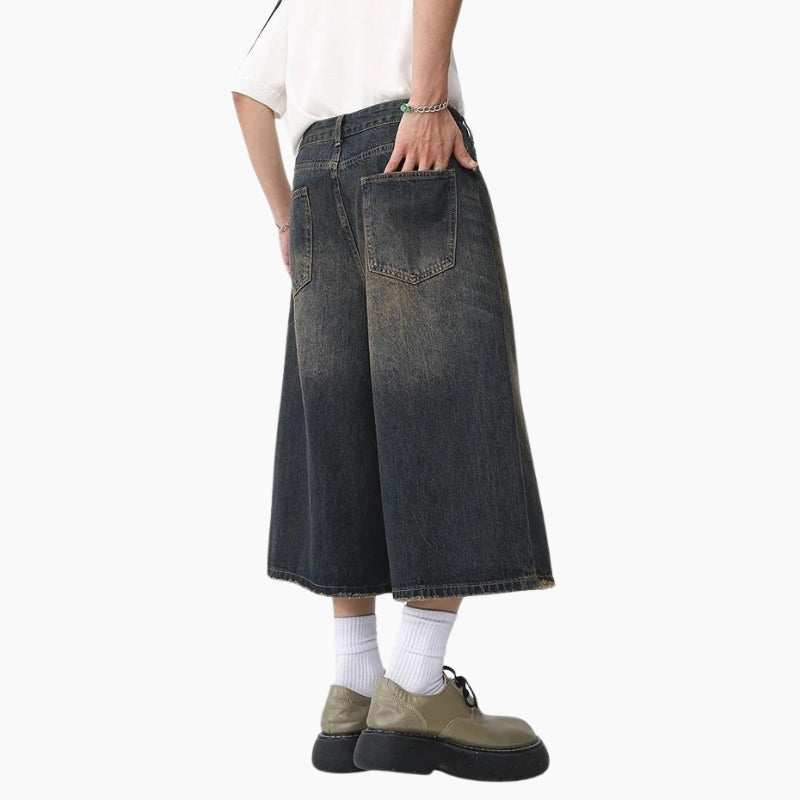 Y2K Edition &#39;Wide Crop&#39; Jeans