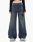 Y2K Mixed Jeans 'Spider Ink' Edition