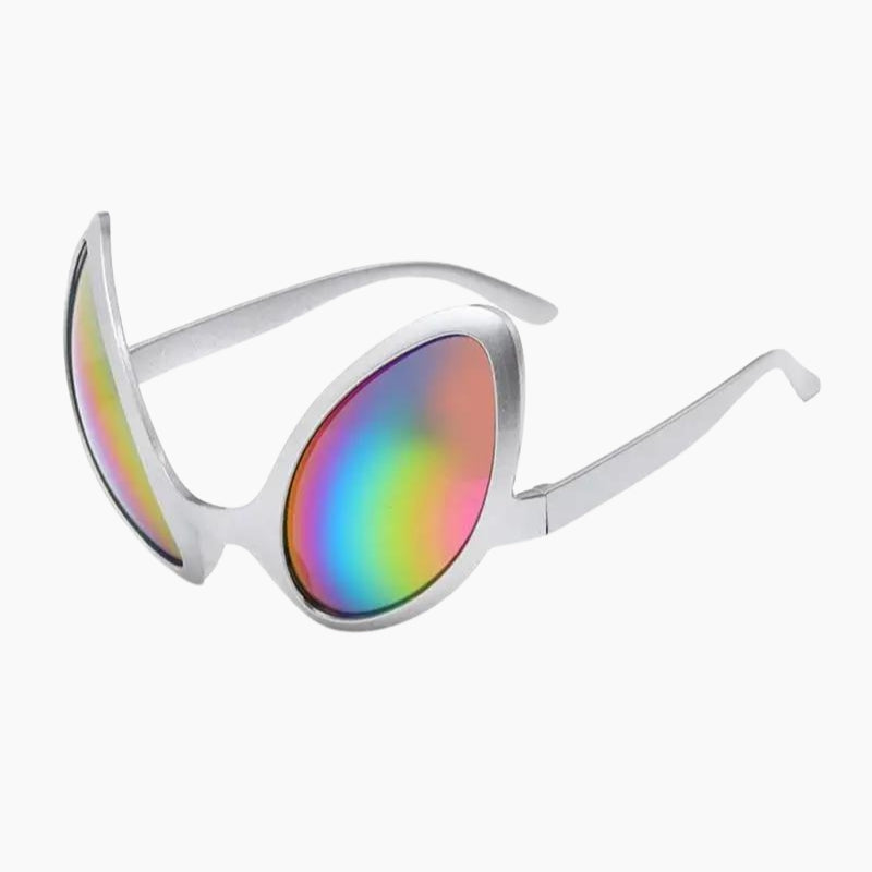 Y2K &#39;Alien&#39; Gray Glasses