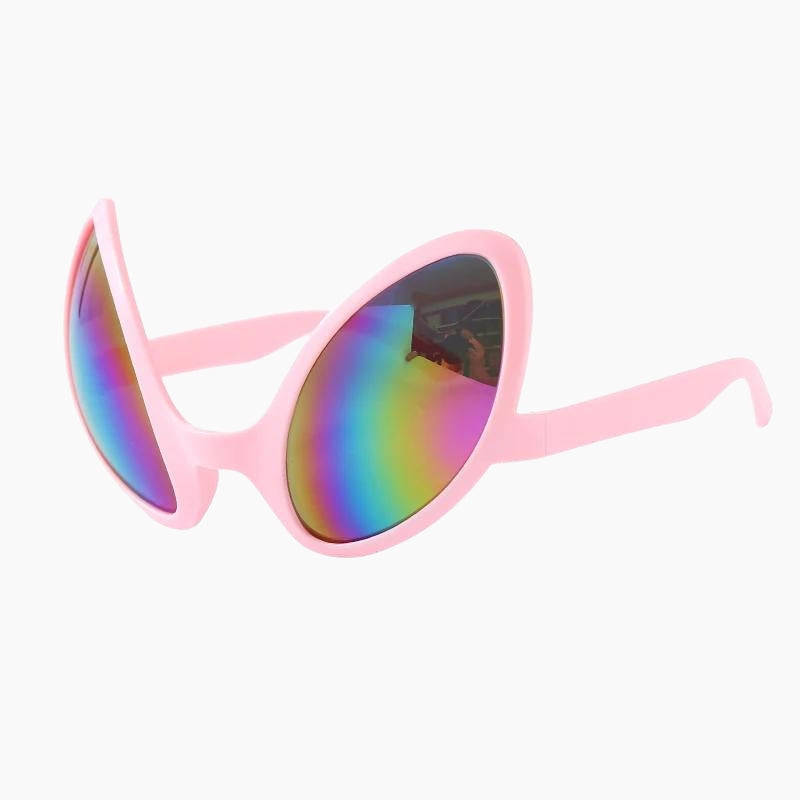 Y2K &#39;Alien&#39; Pink Glasses