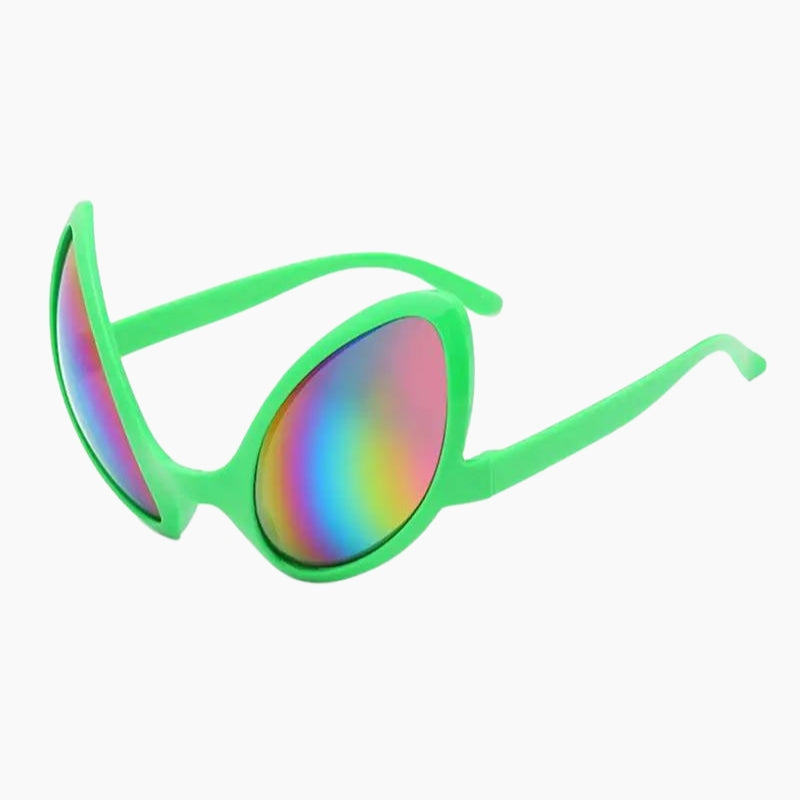 Y2K &#39;Alien&#39; Green Glasses