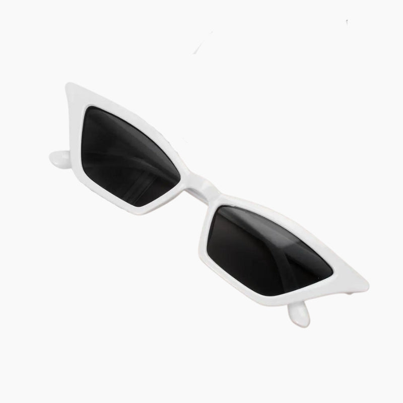 Y2K &#39;Retro&#39; White Sunglasses