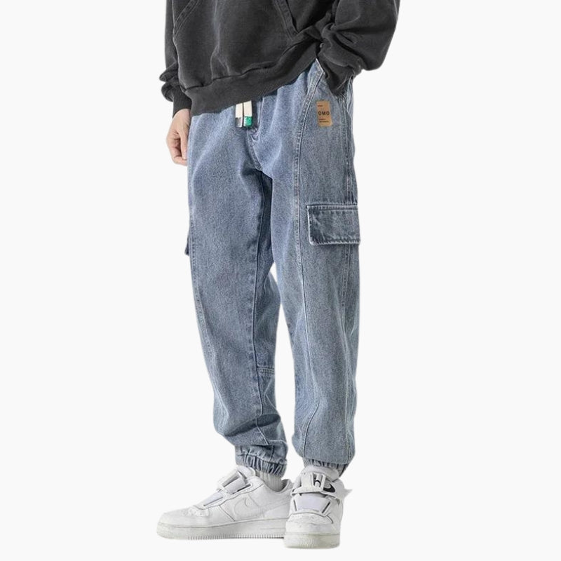 Y2K Pants &#39;Casual Cargo Blue&#39; Edition