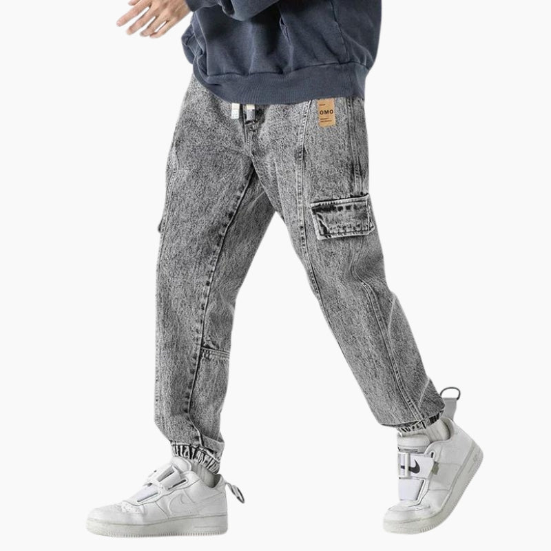 Y2K Edition &#39;Casual Cargo Gray&#39; Pants