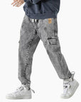 Y2K Edition 'Casual Cargo Gray' Pants