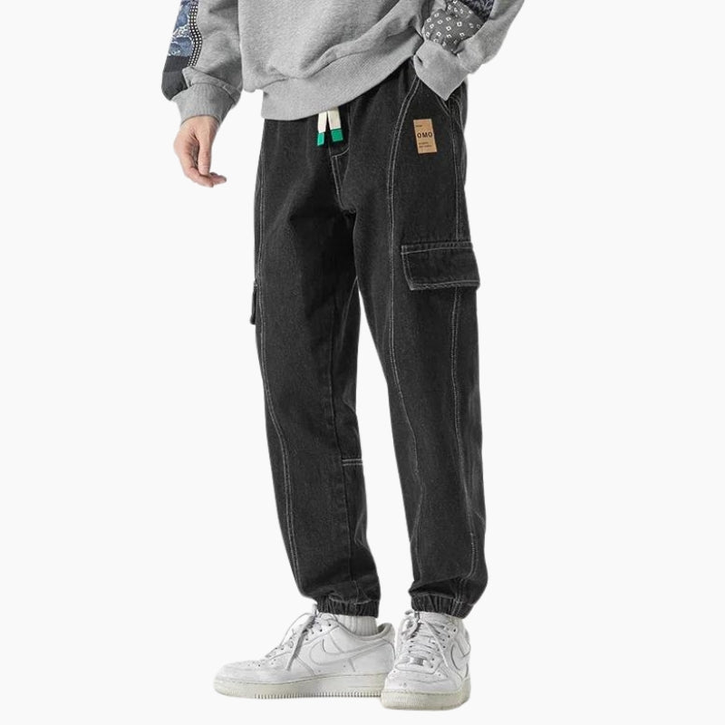 Y2K Pants &#39;Casual Black Cargo&#39; Edition