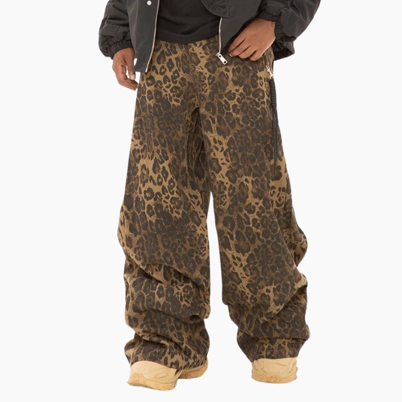 Y2K Pants &#39;Leopard Wild&#39; Edition